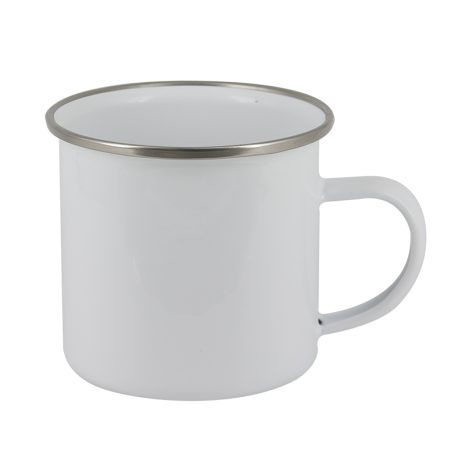 8oz Sublimation Coated Fine Enamel Cup-MUG8-1